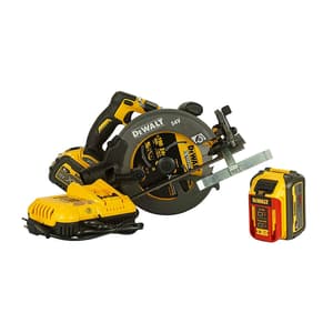 Dewalt 54V 67mm XR FLEXVOLT Li-ion Cordless Circular Saw with Brushless Motor 2X6.0Ah Batteries Included, DCS575T2-QW