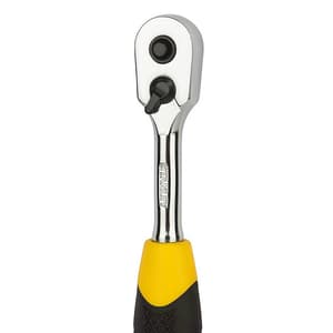 Stanley 1/4 Inch Sq. Drive Metal Quick Release Pear Head Ratchet, STMT95895-8B