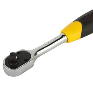 Stanley 1/4 Inch Sq. Drive Metal Quick Release Pear Head Ratchet, STMT95895-8B