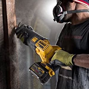 Dewalt  54V / 29mm Stroke XR FLEXVOLT Li-ion Cordless Reciprocating Saw Tstak with Brushless Motor & 2x6.0Ah Batteries, DCS388T2-QW