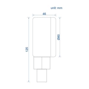 Insize 0 - 1.6 MPa Digital Pressure Gauge, 5203-G12Y16