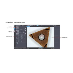 Insize 10 - 68.5X Motorized Zoom Microscope with LCD Display, 5325-VM100