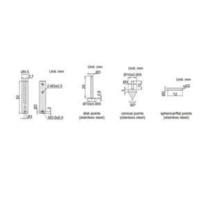 Insize Accessory Set for Digital Calipers, 6144