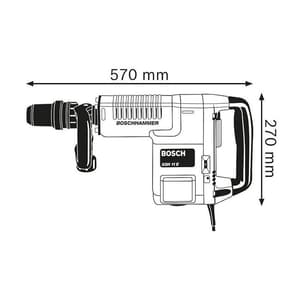 Bosch 1500W Professional Heavy Duty Demolition Hammer With SDS Max, GSH 11 E