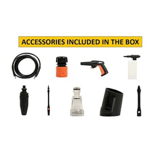 Black+Decker 1400W 105 Bar, 7.1 L/Min Flow Rate Pressure Washer For Car Wash & Home Use, PW1450TD-IN
