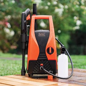 Black+Decker 1400W 105 Bar, 7.1 L/Min Flow Rate Pressure Washer For Car Wash & Home Use, PW1450TD-IN