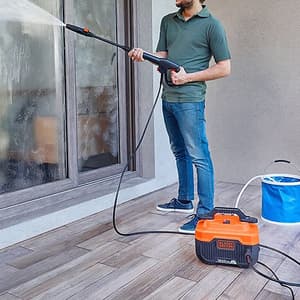 Black+Decker 1300W 110 Bar, 1600 PSI Electric Cold Water Pressure Washer, BEPW1600H-IN