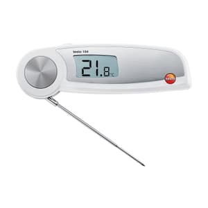 Testo -50 to +250°C Waterproof Food Thermometer with Folding Temperature Sensor, Testo 104