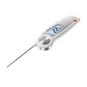 Testo -50 to +250°C Waterproof Food Thermometer with Folding Temperature Sensor, Testo 104