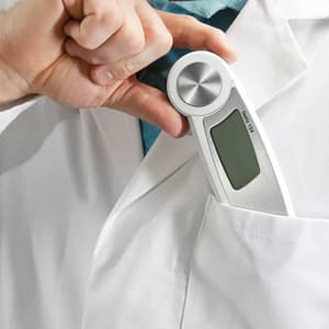 Testo -50 to +250°C Waterproof Food Thermometer with Folding Temperature Sensor, Testo 104