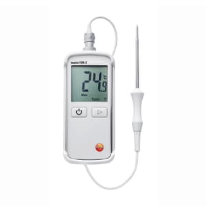 Testo -50 to +300°C Waterproof Digital Food Thermometer With Lockable Probe, Testo 108-2
