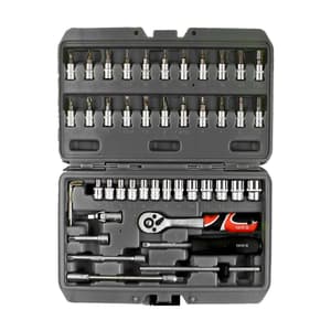 Yato 46 Pcs 1/4 Inch Sq. Drive Socket Set, YT-14474