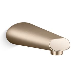 Kohler Complementary Bath Spout Without Diverter In Brushed Rose Gold, K-10385IN-BRD