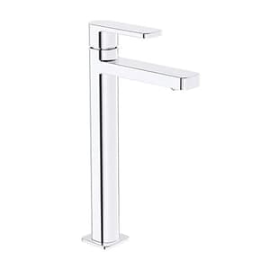 Kohler Parallel Tall Pillar Tap In Polished Chrome Finish, K-23483IN-4-CP