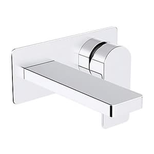 Kohler Parallel Single Control Wall Mount Basin / Lavatory Faucet Trim In Polished Chrome Finish, K-23486IN-4ND-CP