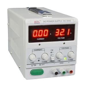 HTC 0 - 30V / 0 - 2A DC Regulated Linear Power Supply, DC-3002