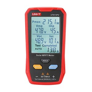 UNI-T 5 ~ 800W Solar MPPT Meter, UT673PV