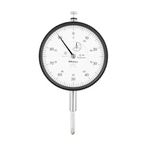 Mitutoyo 0 - 20 mm Long Stroke Dial Indicator with Lug Back, 3050A