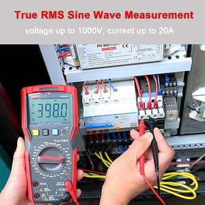 UNI-T 3-5/6 Digit / 6000 Count Professional True RMS Digital Multimeter with LED Test, UT89XD