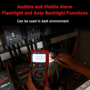 UNI-T 3-5/6 Digit / 6000 Count Professional True RMS Digital Multimeter with LED Test, UT89XD