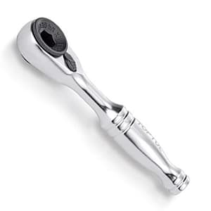 Toptul 1/4 Inch Sq. Drive Mini Reversible Bit Ratchet Handle, CHDV0801