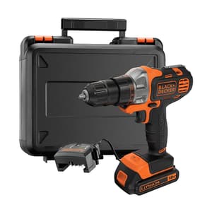 Black+Decker 18V / 10mm Li-ion Cordless Multi-Evo Multitool Starter Kit With Drill Machine Driver Head, MT218K-GB