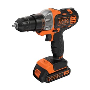 Black+Decker 18V / 10mm Li-ion Cordless Multi-Evo Multitool Starter Kit With Drill Machine Driver Head, MT218K-GB