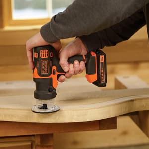Black+Decker 18V / 10mm Li-ion Cordless Multi-Evo Multitool Starter Kit With Drill Machine Driver Head, MT218K-GB