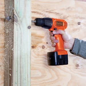 Black+Decker 12V / 10mm Ni-Cd Cordless Drill/Driver With Keyless Chuck & (Pack of 50 Pcs) Accessories Kitbox, CD121K50-IN