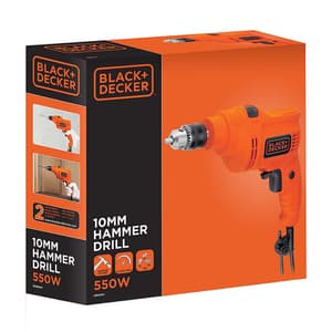 Black+Decker 550W 10mm Variable Speed Hammer Drill, KR5010V-IN