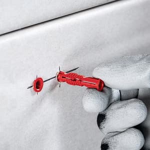 Hilti 5 x 25 mm HUD-2 Plastic Wall Plug / Universal Anchor (Pack Of 500 Pcs), 2287818