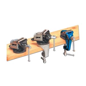 Ozar 60 mm / 2-3/8 Inch Baby Bench Vice With Swivel Base Jaw Width, AVH-7611
