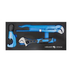Hogert 3 Pcs Wrenches & Pipe Cutter Tool Set, HT7G144