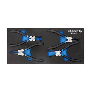 Hogert 4 Pcs Retaining Ring Pliers Set, HT7G131