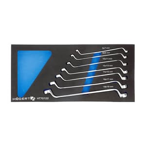 Hogert 7 Pcs Double Open-end Spanner Set, HT7G122