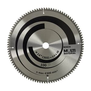 Bosch 355 mm Multi Material Circular Saw Blades (100 Teeth), 2 608 642 213
