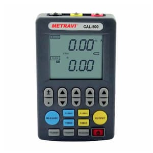 Metravi 4 Digit Hand Held Universal Calibrator With Large LCD Display, CAL-500