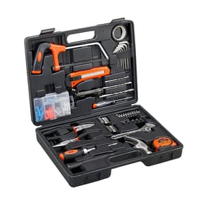 Black+Decker 108 Pcs Hand Tool Kit For Home DIY & Professional Use, BMT108C