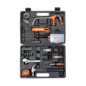Black+Decker 108 Pcs Hand Tool Kit For Home DIY & Professional Use, BMT108C