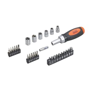 Black+Decker 108 Pcs Hand Tool Kit For Home DIY & Professional Use, BMT108C