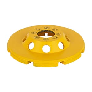 Dewalt 4 inch / 100 mm Double Row Diamond Cup Grinding Wheel For Angle Grinders, DW4772T-AE