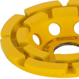 Dewalt 4 inch / 100 mm Double Row Diamond Cup Grinding Wheel For Angle Grinders, DW4772T-AE