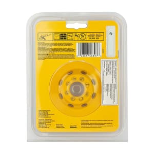 Dewalt 4 inch / 100 mm Double Row Diamond Cup Grinding Wheel For Angle Grinders, DW4772T-AE