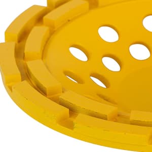 Dewalt 7 inch / 180 mm Double Row Diamond Cup Grinding Wheel For Angle Grinders, DW4775T-AE