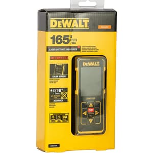 Dewalt 50M 165 Ft. Laser Distance Measurer For Distance Area & Volume Measurement with Colour Screen, DW0165N