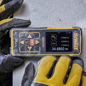 Dewalt 100 Mtr Laser Distance Measurer For Distance Area Pythagoras Volume Measurement with Colour Screen & Memory storage (330 Ft.), DW03101