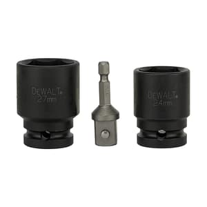 Dewalt 17 Pcs Impact Socket Set, DT7506