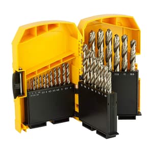 Dewalt 29 Pcs 1mm-15mm HSS-G-Hard Metal Drill Bit Set, DT5929