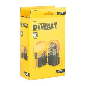 Dewalt 29 Pcs 1mm-15mm HSS-G-Hard Metal Drill Bit Set, DT5929