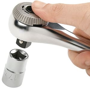 Toptul 3/8 Inch Sq. Drive Power Speed Reversible Ratchet Handle Kit (Cordless), KPEA1236